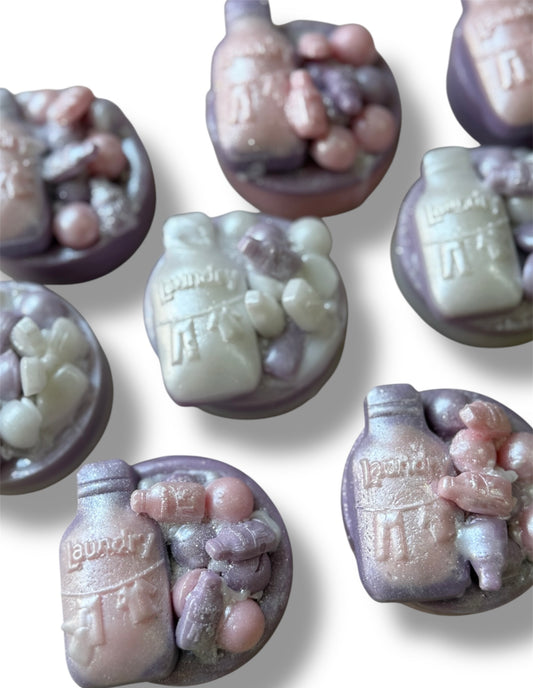 Fairy Silk Tree Blossom Round Slab