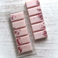 Rhubarb Rose Snap Bar