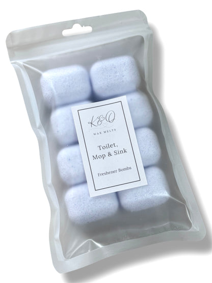 Toilet, Mop & Sink Freshener Bombs 8 pack