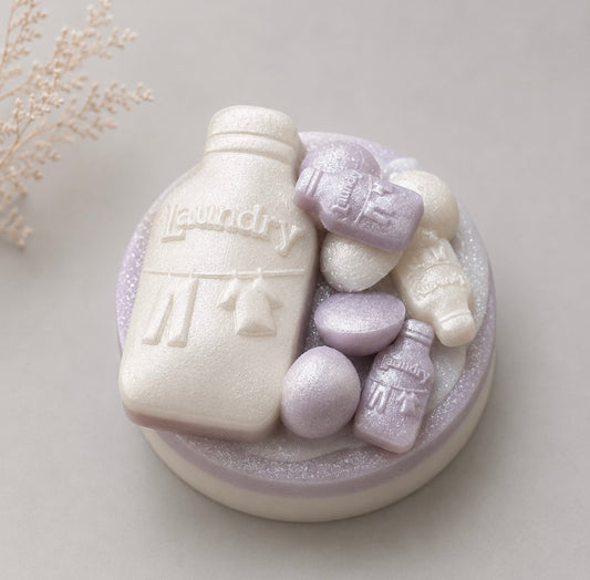 Fairy Silk Tree Blossom Round Slab