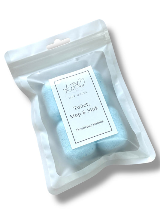 Toilet, Mop & Sink Freshener Bombs 4 pack