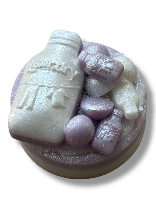 Fairy Silk Tree Blossom Round Slab